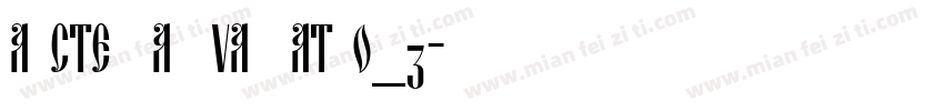 Amsterdam Variatio_3字体转换